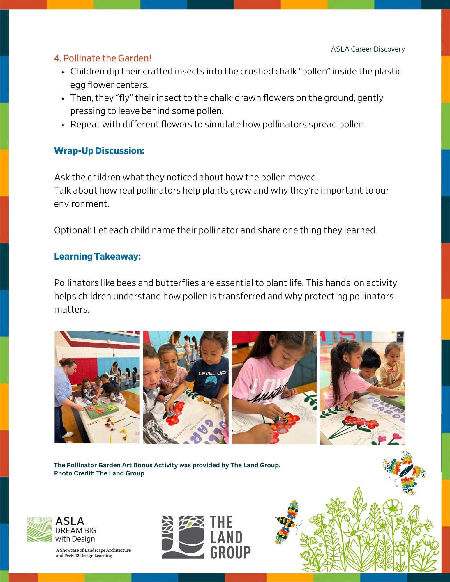 Bonus Activity Pollinator Garden Art The Land Group 21 Bonus Activity Pollinator Garden Art The Land Group 21